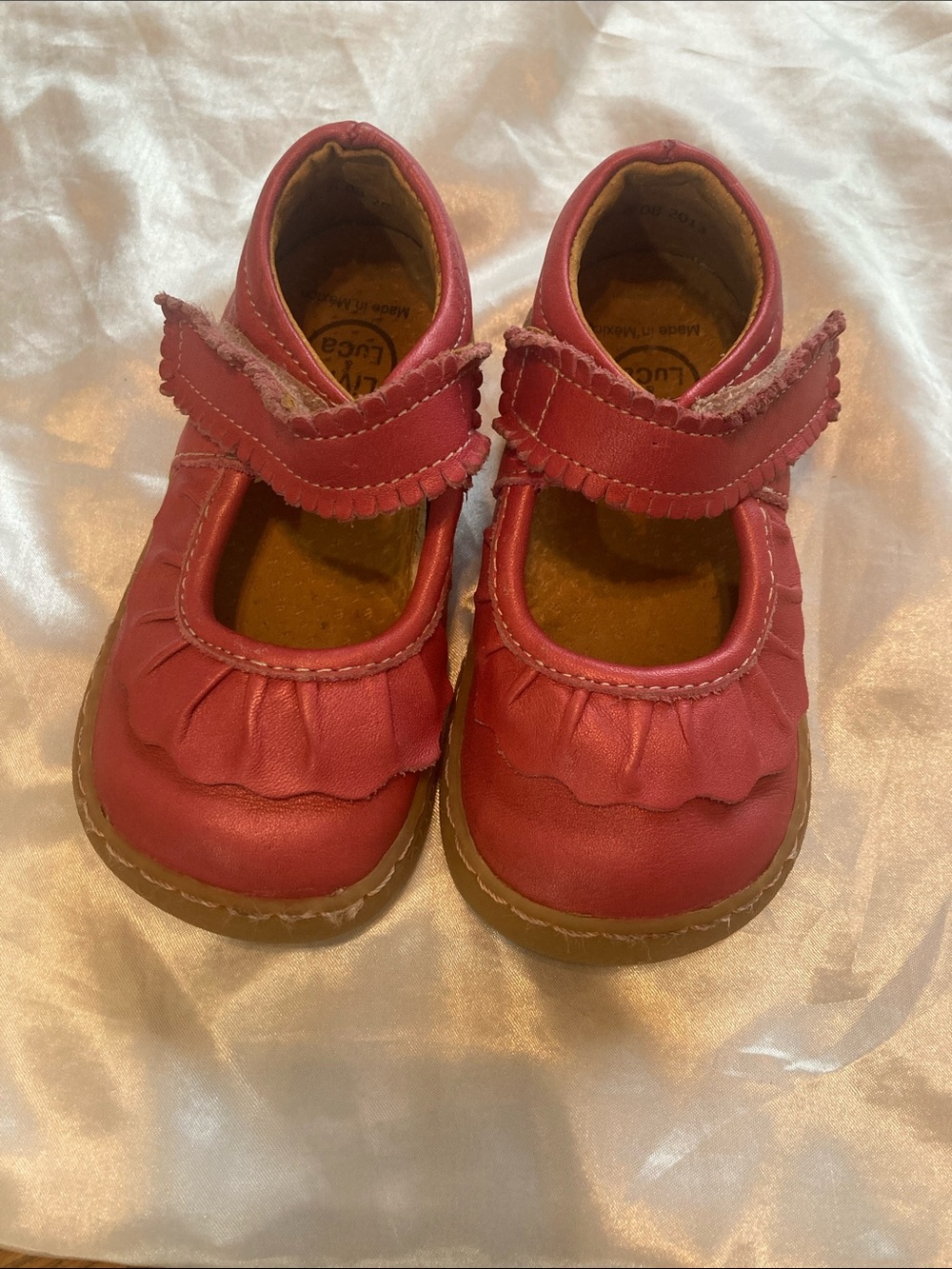 Livie & Luca Girls' Pink Mary Jane Walker Shoes